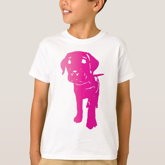 T-shirt Chiot de roses indien ! (Devant)