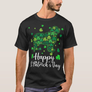 T-shirt Chiot drôle Shamrock Chien Terre-Neuve St