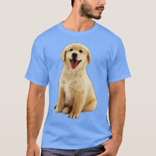 T-shirt Chiot Golden Retriever