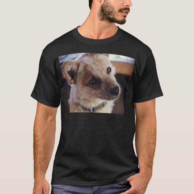 T-shirt Chiot Ringo du Queensland Heeler (Devant)