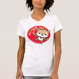 T-shirt - chiot - rouge japonais