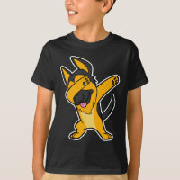 Chiot tamponnant de hip hop de chien de danse de