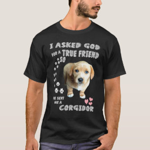 T-shirt Chiots Corgidor Maman Cockerpoo Papa Corgi Cab Mig