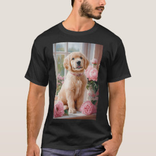 T-shirt Chiots Labrador Retriever sur la Plage