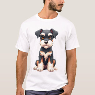 T-shirt Chiots Schnauzer nain (1)