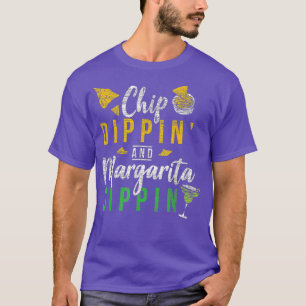T-shirt Chip Dippin Et Margarita Sippin Cinco De Mayo