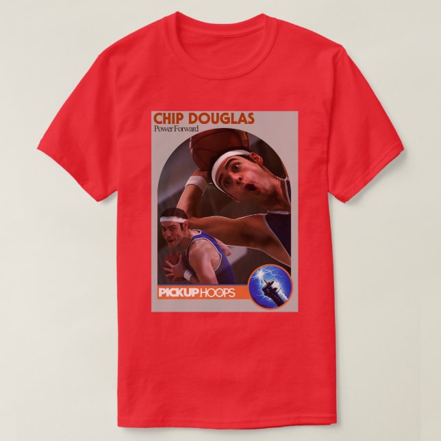 T-shirt Chip Douglas Cable Guy Basketball d (Design devant)