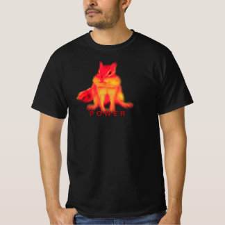 T-shirt Chipmunk Chippy Power ! マ d'リ immobilière ー ワ  ! T