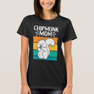 T-shirt Chipmunk Maman Retro Vintage Pet Chipmunk
