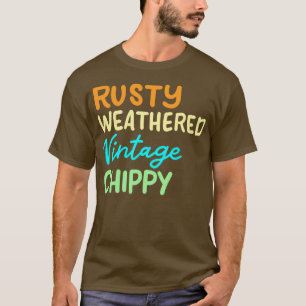 T-shirt Chippy Vintage Patiné rouillé