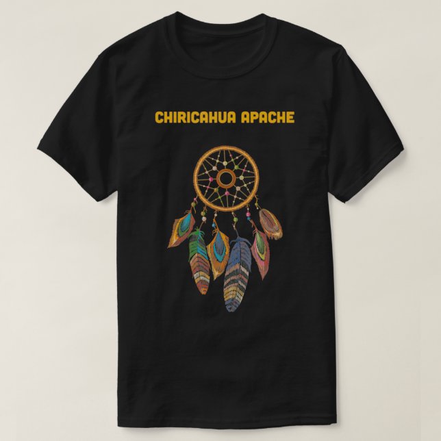 T-shirt CHIRICAHUA APACHE tribe Native American Indian Dre (Design devant)
