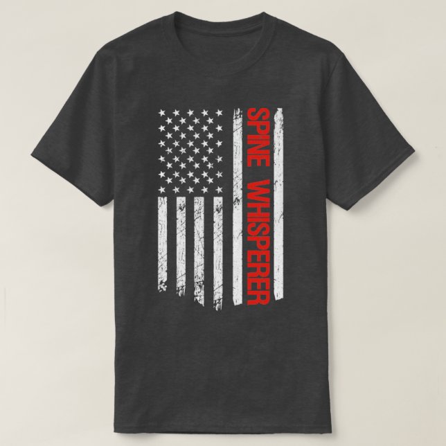 T-shirt Chiropracteur Spine Whisperer (Design devant)