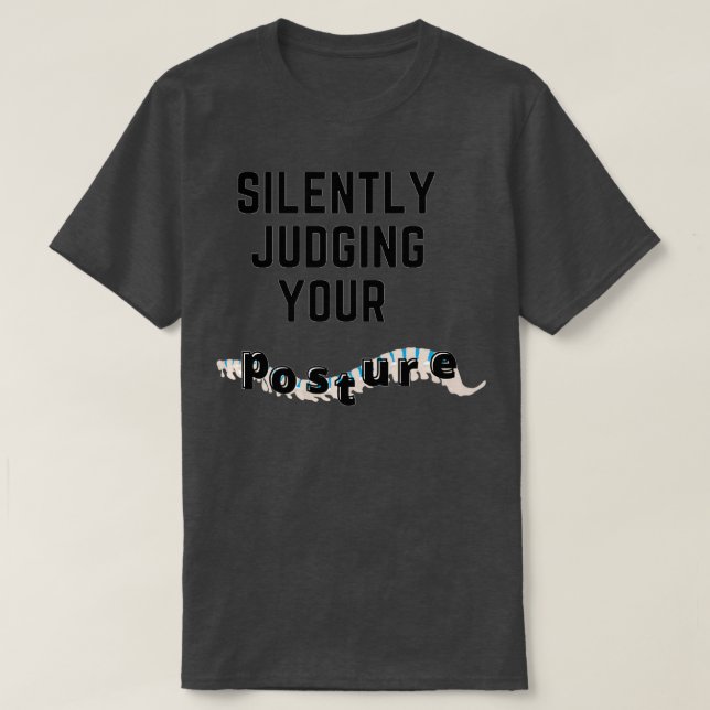 T-shirt chiropractor humor 2 (Design devant)