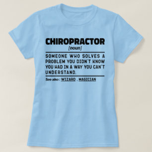 T-shirt Chiropractor Noun Physiothérapie Cool d'appréciati