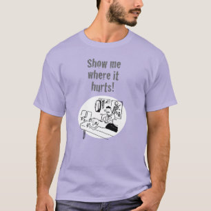 T-shirt Chiropractor traite un patient amusant dessin anim
