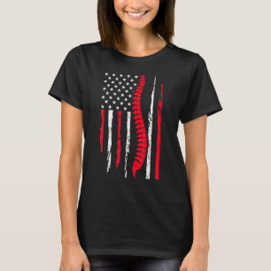 T-shirt Chiropractor USA Drapeau Expert Chiropratique Assi