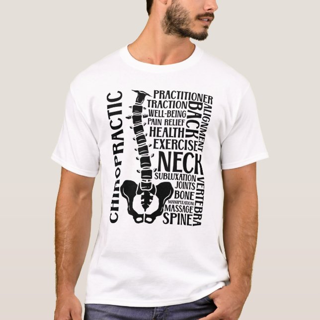 T-shirt Chiropratique Spine Therapist Chiro Chiropractor (Devant)