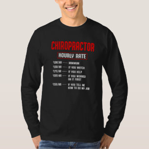 T-shirt Chiropratique Traitement de la colonne vertébrale 