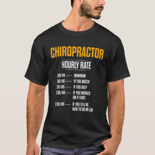 T-shirt Chiropratique Traitement de la colonne vertébrale 