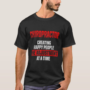 T-shirt Chiropratique Traitement de la colonne vertébrale 