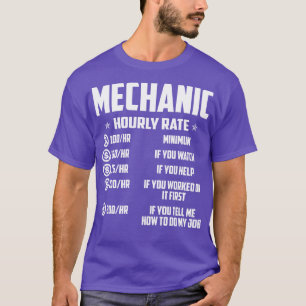 T-shirt Chirot mécanique à taux horaire