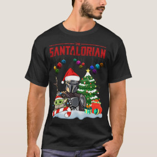 T-shirt Chirstmas Santalorien Père Noël Funny Star Christa
