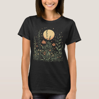 T-shirt Chirt naturel esthétique Lune lunaire Witchy