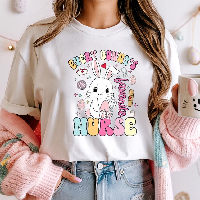 T-shirt Chirte Bunny de Pâques mignonne ; Médicale de prin (Créateur téléchargé)