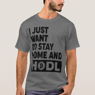 T-shirt Chirte cadeau Hodl Bitcoin Crypto (à deux côtés)