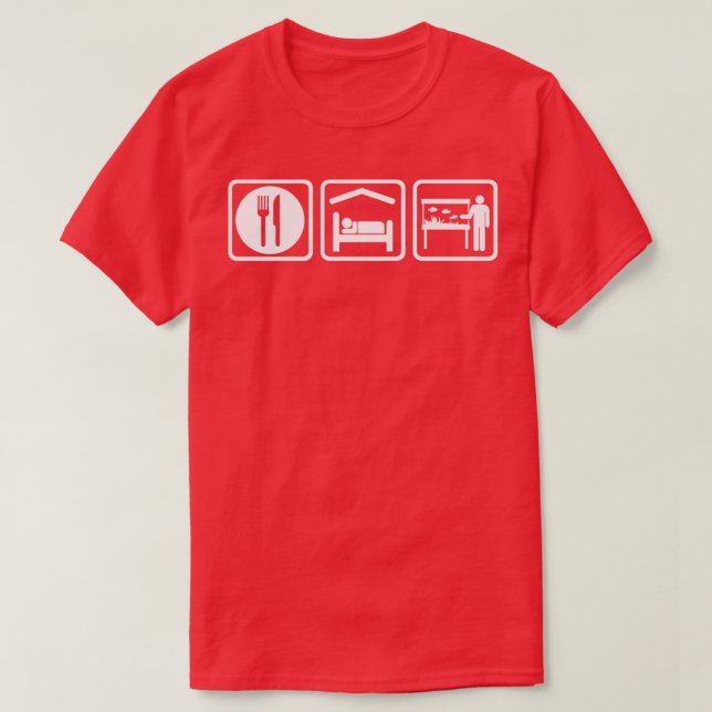 T-shirt Chirte de poisson animal de compagnie amusant (Design devant)