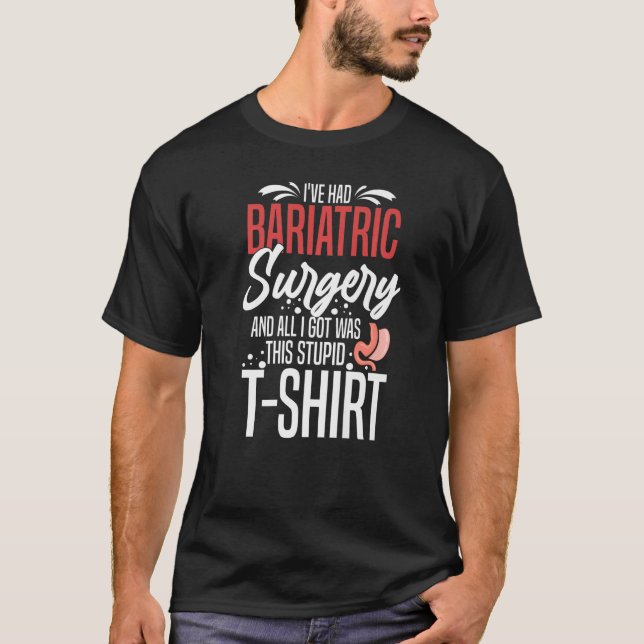 T-shirt Chirurgie bariatrique Manche de récupération dériv (Devant)