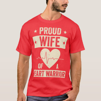 T-shirt Chirurgie cardiaque ouverte Épouse transplantée en