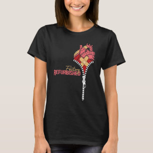 T-shirt Chirurgie cardiaque réaménagée en usine Survivor W