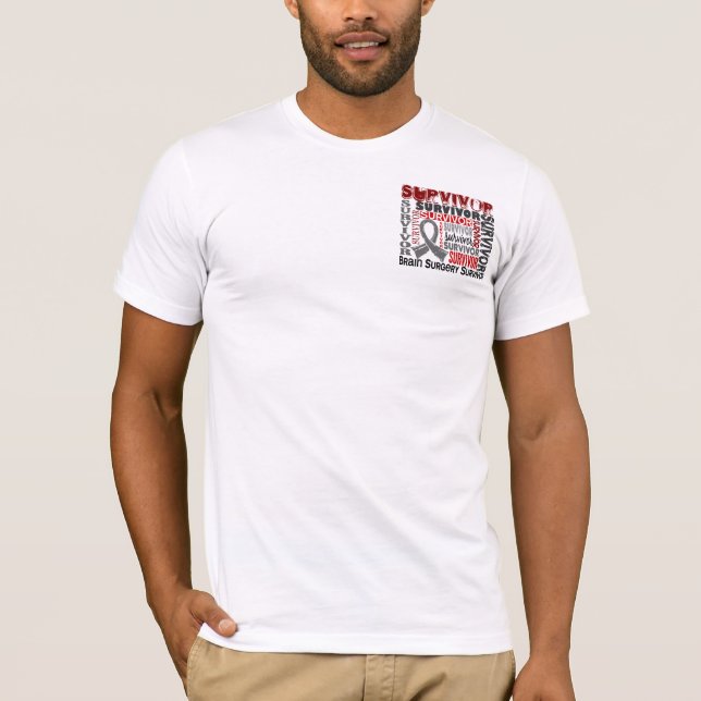 T-shirt Chirurgie cérébrale du survivant 10 (Devant)