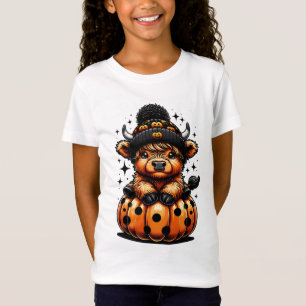 T-Shirt Chirurgie citrouille d'Halloween à la vache Highla