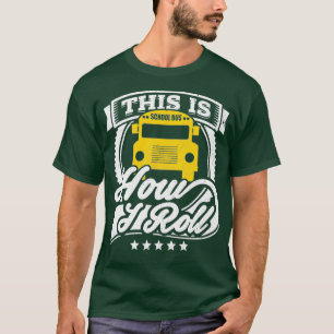 T-shirt Chirurgie de chauffeur de bus scolaire amusante Vo