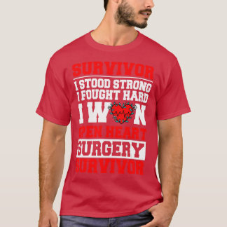 T-shirt Chirurgie de dérivation cardiaque ouverte Patient