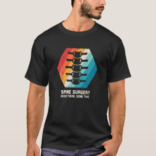 T-shirt Chirurgie de la colonne vertébrale T Lumbar Récu