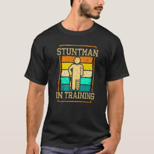 T-shirt Chirurgie de la jambe cassée Stuntman dans l'entra