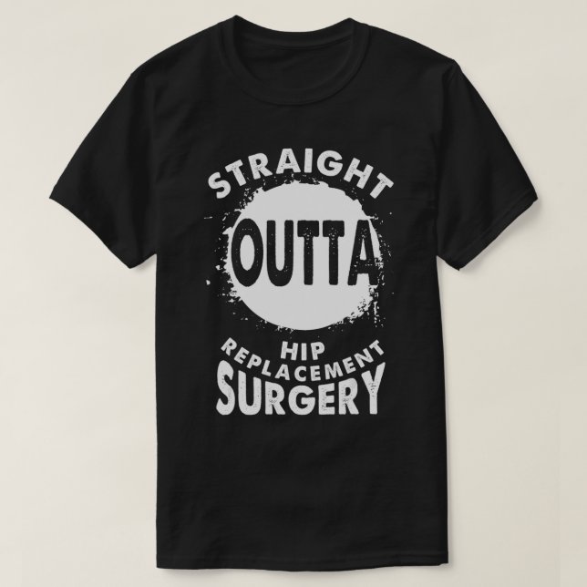 T-shirt Chirurgie de remplacement de hanche droite Rétabli (Design devant)