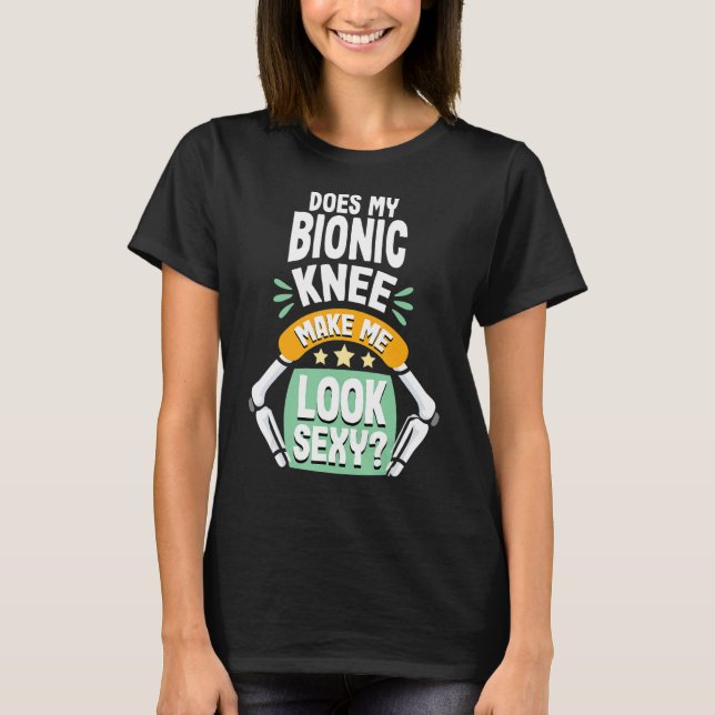 T-shirt Chirurgie de remplacement du genou Récupération am (Devant)