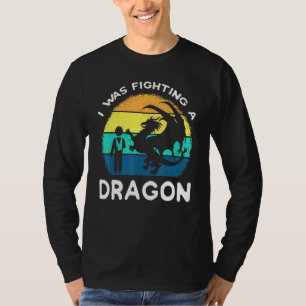 T-shirt Chirurgie d'épaule cassée Dragon Blessures Récupér