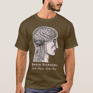 T-shirt Chirurgie du cerveau Survivant Antique Médicale gr