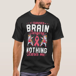 T-shirt Chirurgie du cerveau Survivant Survécu Chirurgie d