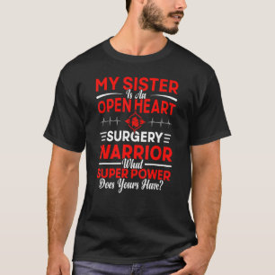 T-shirt Chirurgie du coeur ouvert Le survivant de la ceint
