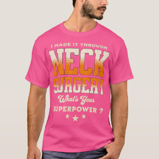 T-shirt chirurgie du cou