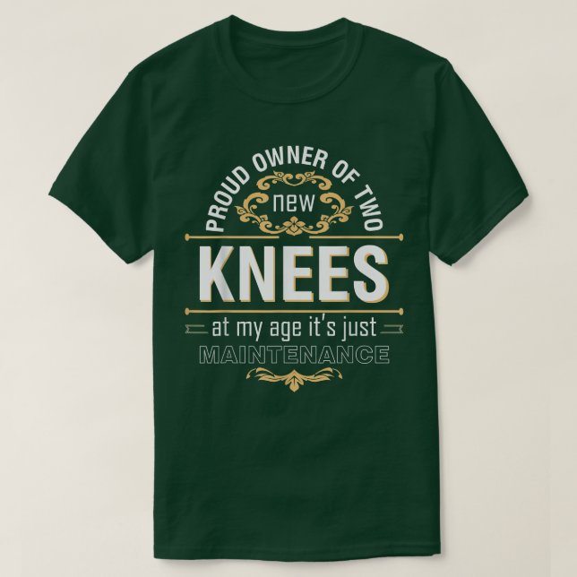 T-shirt Chirurgie du genou Remplacement Obtenez bien Cadea (Design devant)