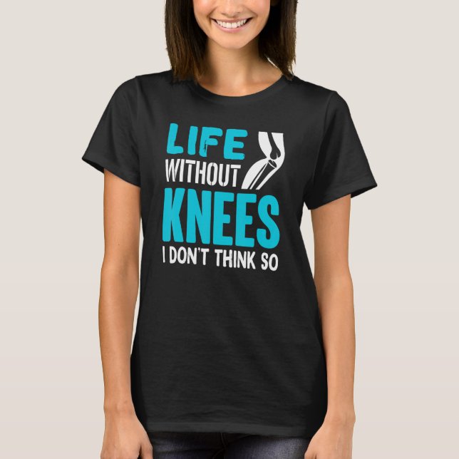 T-shirt Chirurgie du genou Survivor Bionic Joint Genou Rem (Devant)