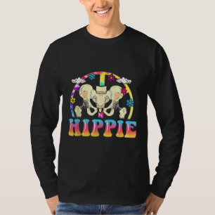 T-shirt Chirurgie mixte de remplacement de hanche hippie a
