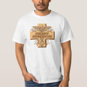 T-shirt Chirurgien cardiaque Cross Caduceus